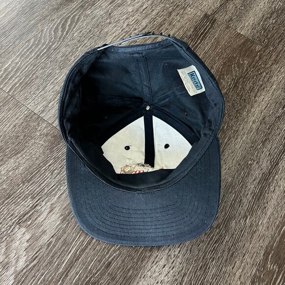 EUC Vintage 1993 Keds Looney Tunes Taz Basketball Black Snapback Hat Adjustable - Picture 14 of 14